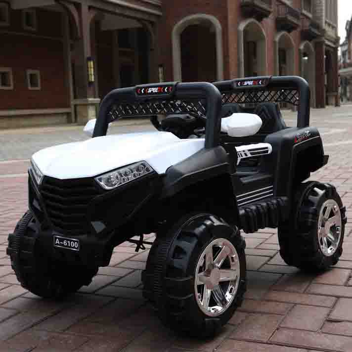 Children's toy car remote control children body LED light ride on cars go kart 4 wheels for kids age 3-8 years old
