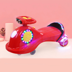 Professional Manufacture Child Butterfly Steering Wheel Colorful Ride On Toy Wiggle Kids Swing Car