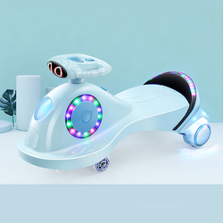 Professional Manufacture Child Butterfly Steering Wheel Colorful Ride On Toy Wiggle Kids Swing Car