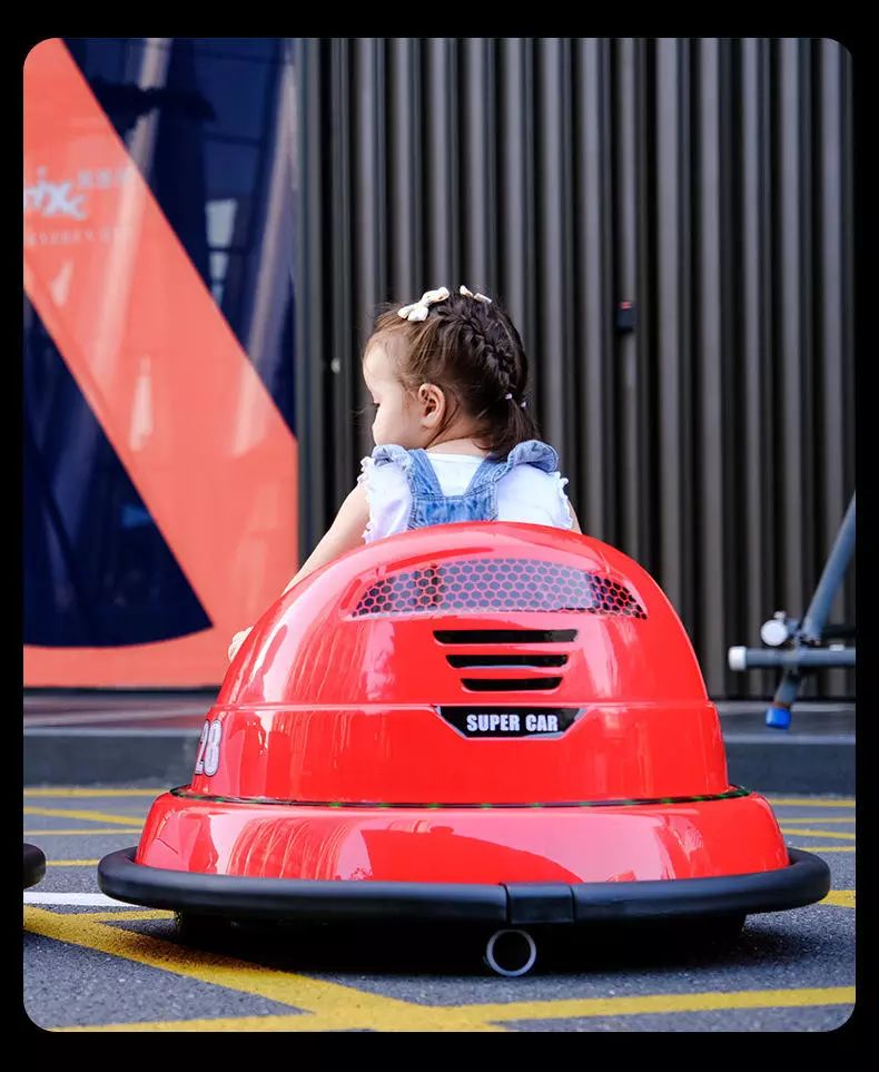 children Electric Shaking Rocking Bumper UFO Car Early Education Remote Control Car Kids Ride On Car