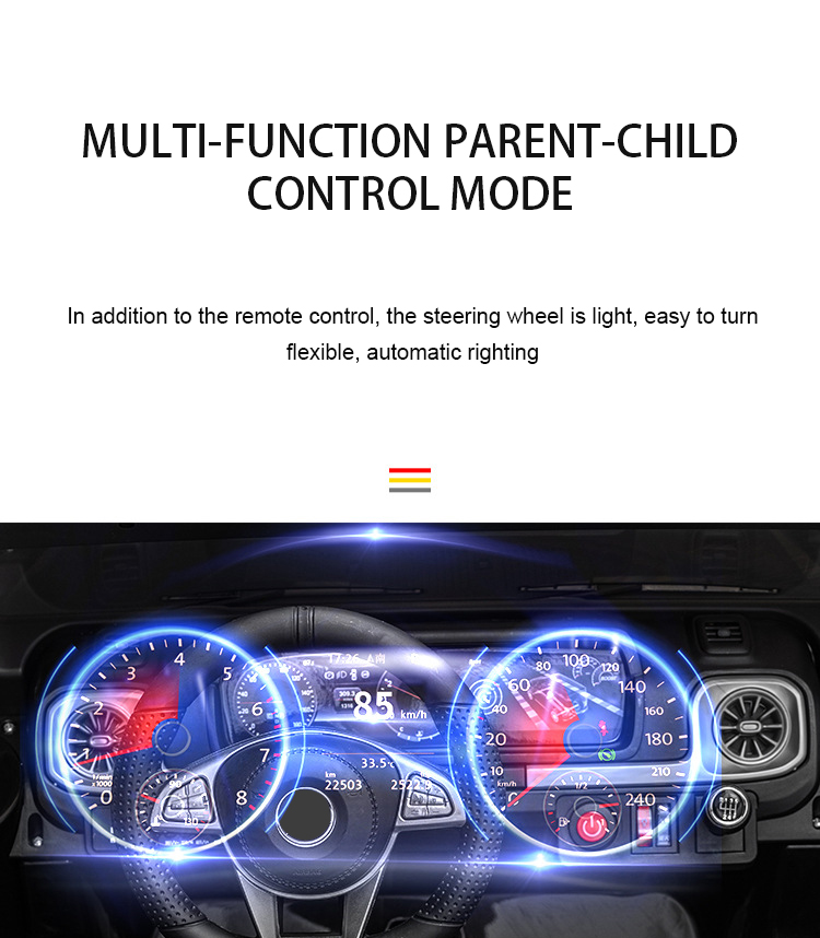 Factory Directly Sale Good Quality Baby Electric Toy Car With One Key To Start Function Music Usb Body Kids Electric Car