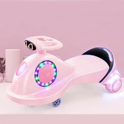 Professional Manufacture Child Butterfly Steering Wheel Colorful Ride On Toy Wiggle Kids Swing Car