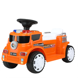 Children's toy car boy simulation car model fire car 2021 new single electric single drive engineering vehicle rescue vehicle