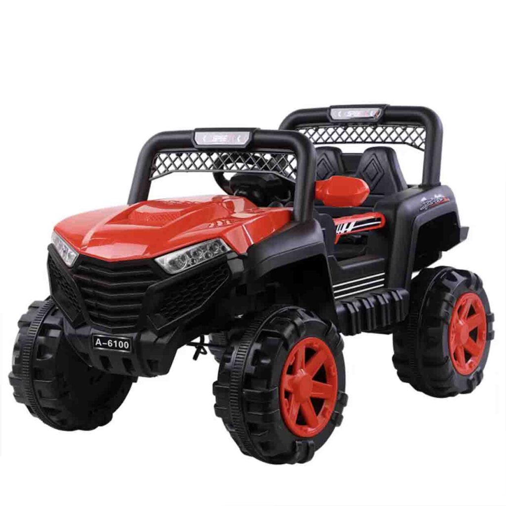 Children's toy car remote control children body LED light ride on cars go kart 4 wheels for kids age 3-8 years old