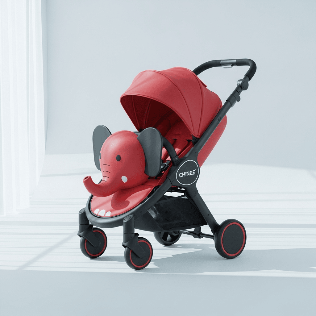 Customized Elephant-Shaped Baby Stroller Toy - OEM/ODM Ready for Baby Gear and Toy Industries