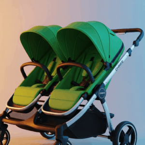 Customizable Twin-Seat Stroller for Childcare Industry OEM/ODM Ready