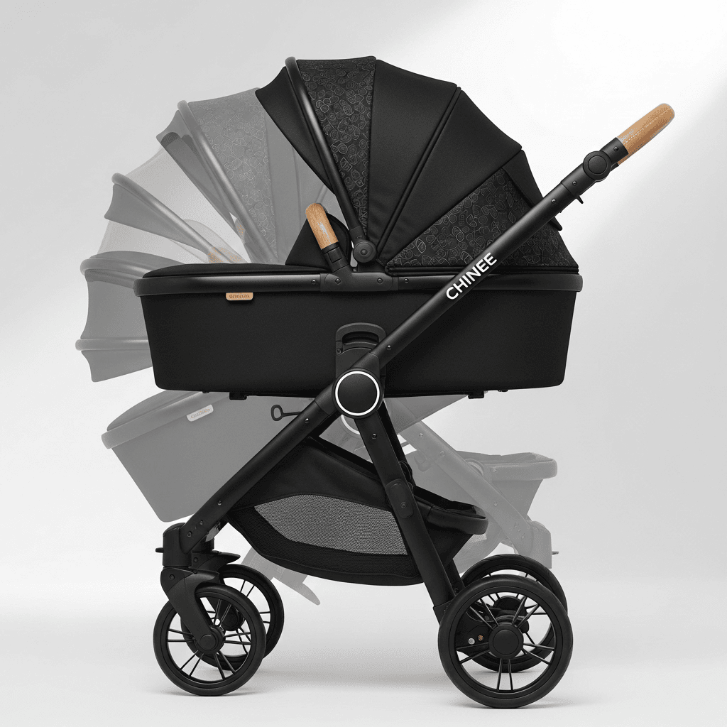 Customizable Modular All-Terrain Baby Stroller for OEM ODM Manufacturing in Childcare Industry