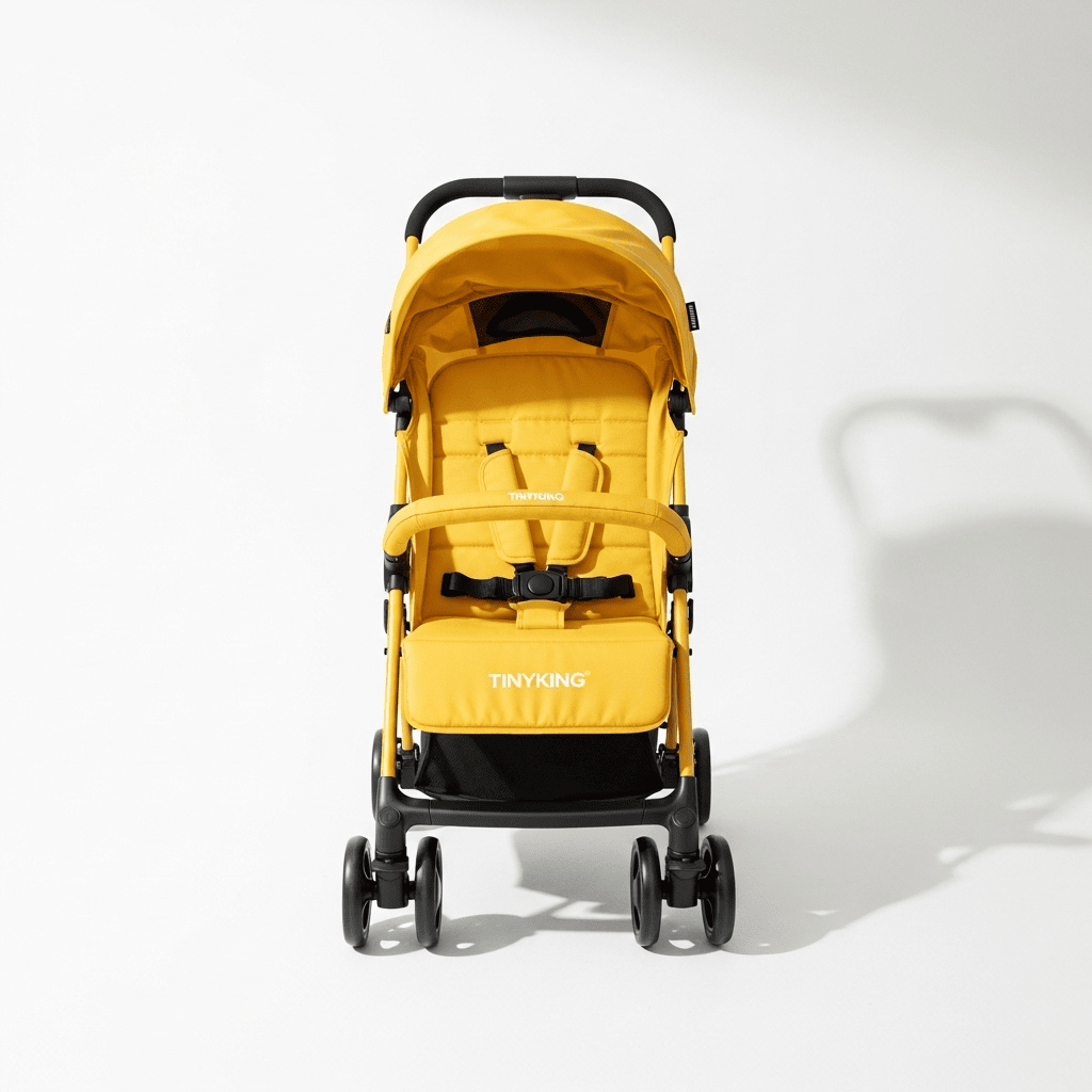 Customizable Yellow Baby Stroller for Infant Mobility - OEM/ODM Ready, Industry-Ready