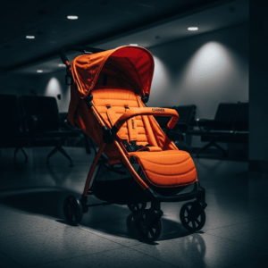 Customizable Orange Baby Stroller for OEM/ODM Manufacturing – Industry-Ready Infant Mobility Solution
