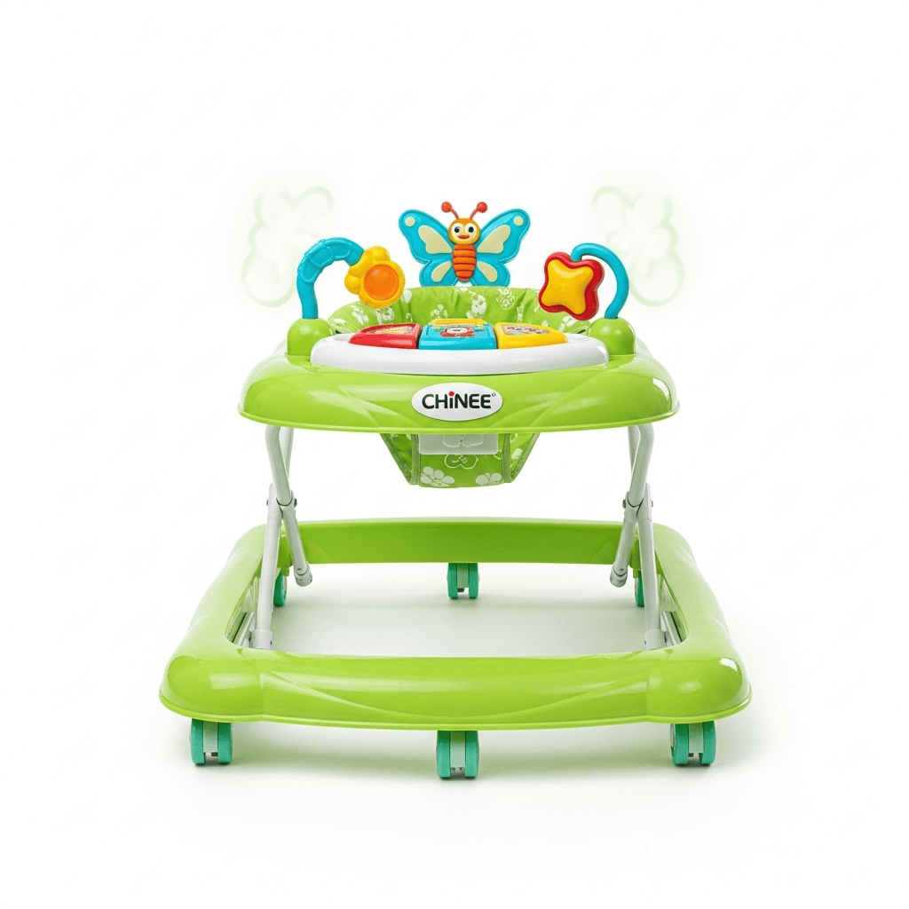 Customizable Green Activity Baby Walker for Early Learning and OEM/ODM Collaboration