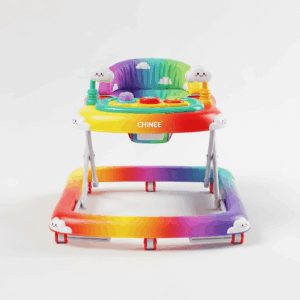 Customizable Rainbow Infant Activity Walker for OEM/ODM Toy Manufacturing