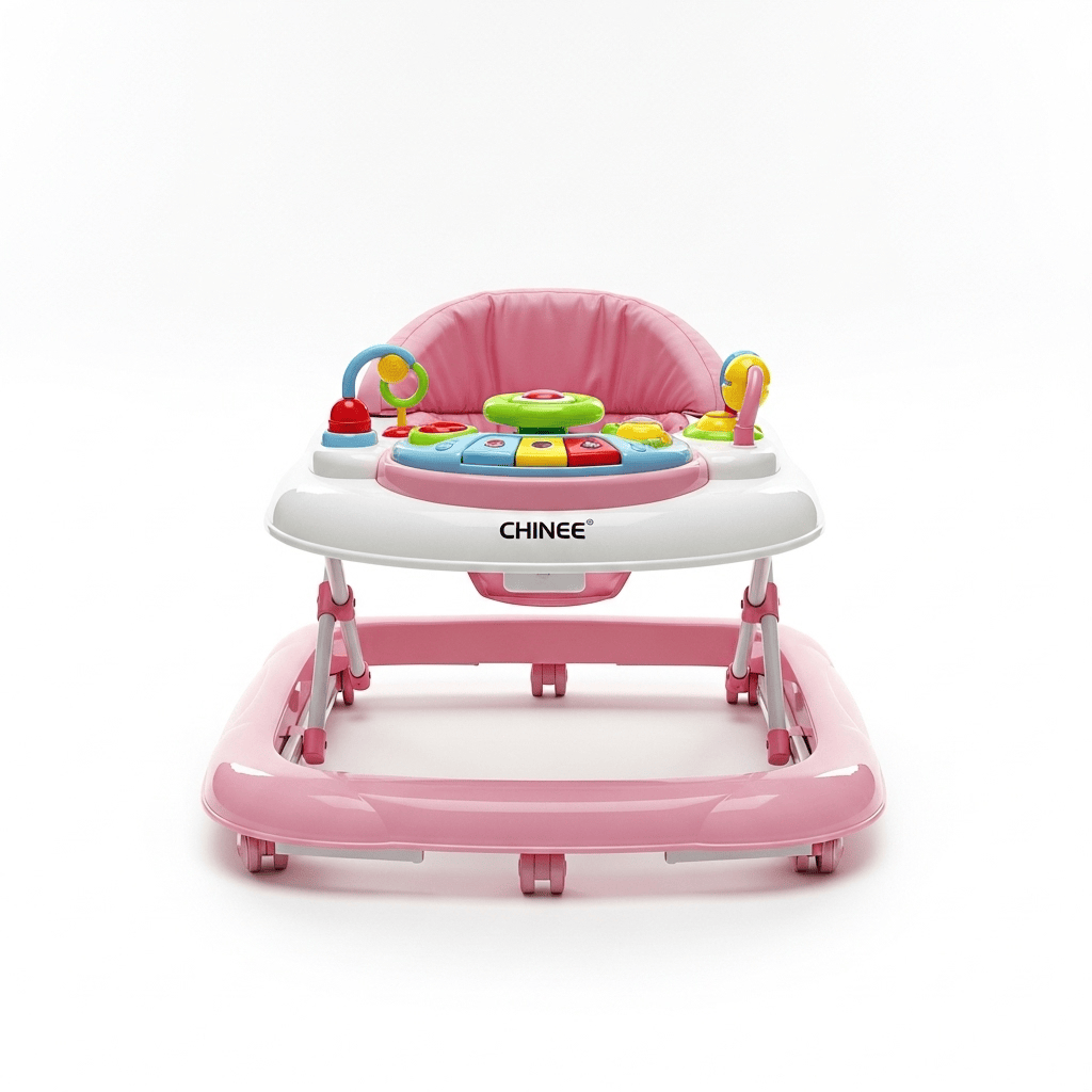 Customizable Pink Baby Activity Walker for Infant Development - OEM/ODM Ready, Industry-Grade Toy Solution