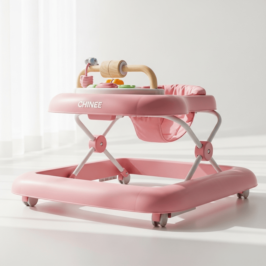 Chinee Kids Toys Co., ltd. Customizable Pink Baby Walker for OEM/ODM, Baby Toy Industry
