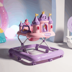 Customizable Princess Castle Playset on Stroller Base for OEM/ODM Toy Manufacturing