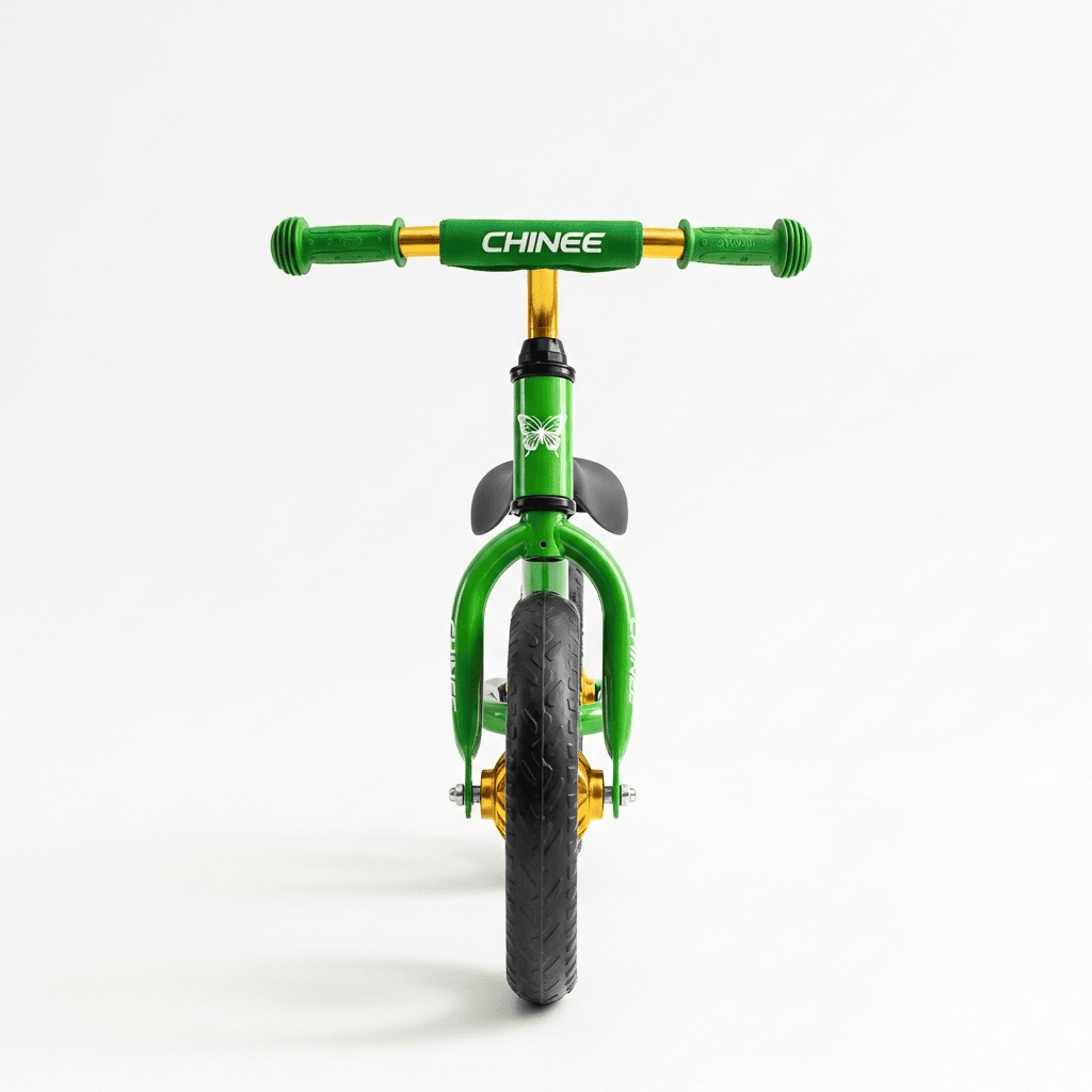 Customizable Green Kids Balance Bike for Education, Play, and Global OEM/ODM fit
