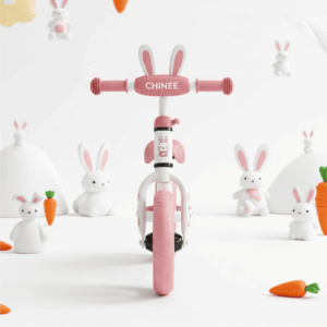Customizable Pink Bunny Theme Kids Bicycle for OEM ODM Manufacturing and Early-Child Mobility Industry