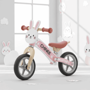 Customizable Bunny-Themed Balance Bike for OEM/ODM Toy Manufacturing