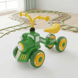 Customizable Green and Yellow Four-Wheel Ride-On Toy Vehicle for Kids – OEM ODM Manufacturing by Chinee Kids Toys Co., ltd.