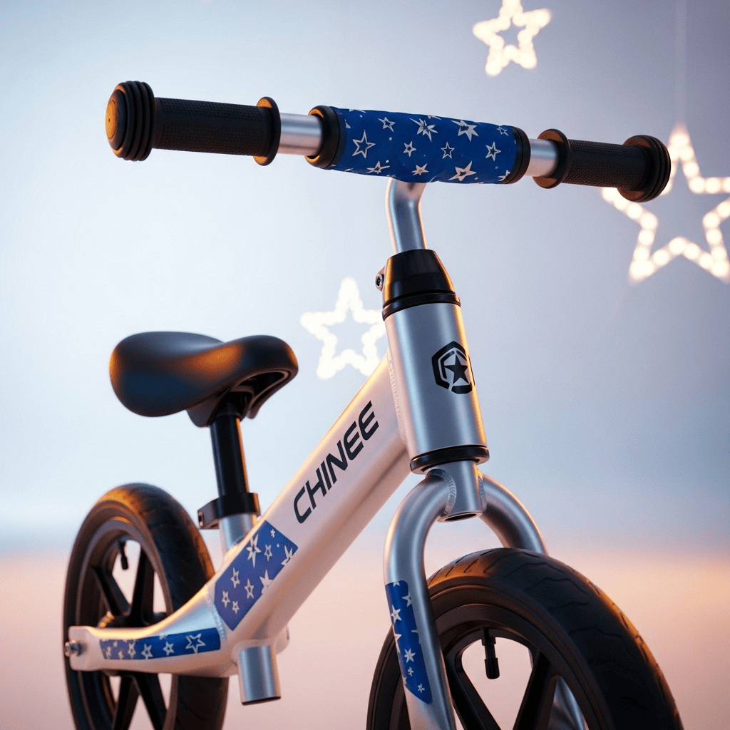 Customizable Star-Pattern Balance Bike for Kids - OEM/ODM Ready for Toys and Education Industry