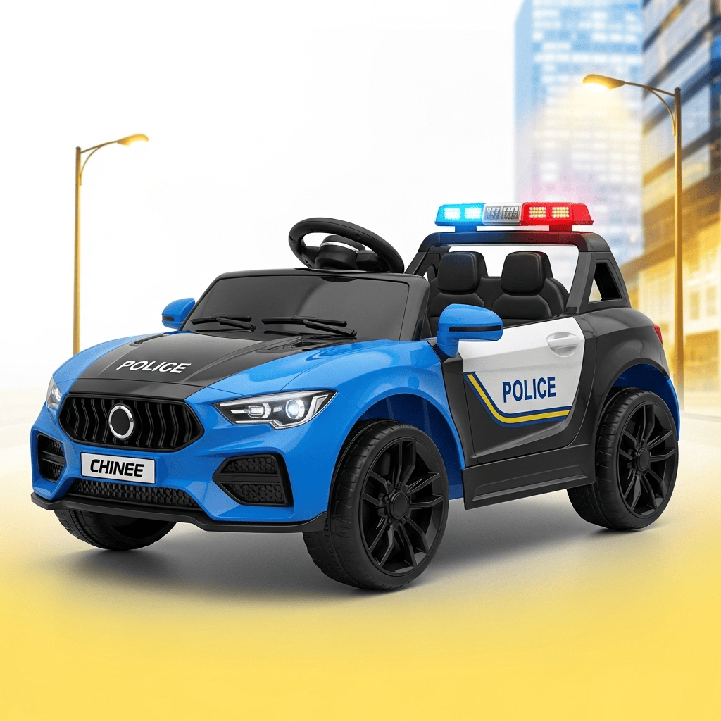 Customizable Police Ride-On Car Toy for Kids - OEM/ODM Ready for Global Markets