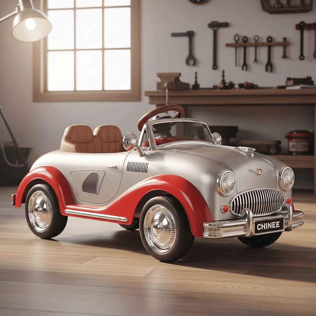 Customizable Vintage Style Ride-On Car Toy for Kids – OEM/ODM Ready for Toy, Gift, and Education Markets