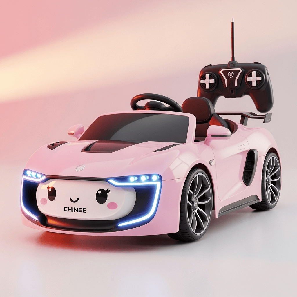 Customizable Pink Ride-On Car for Kids — OEM/ODM Ready for Toy Industry