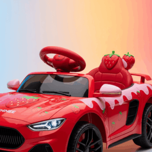 Customizable Strawberry-Pattern Ride-On Toy Car for Kids – OEM/ODM Ready, Industry-Ready Solution for Toy Manufacturers and Brands