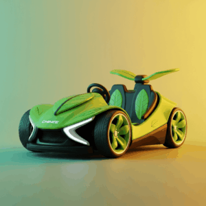 Customizable Eco-Friendly Green-Yellow Go-Kart Toy for OEM/ODM Applications