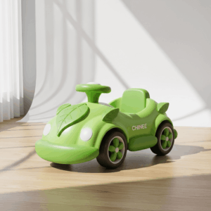 Customizable Green Leaf-Themed Kids Ride-On Car for Toy OEM/ODM and Education Industry