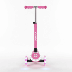 Customizable Pink LED 3-Wheel Kids Scooter for OEM ODM, Industry Ready