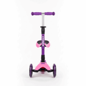 Customizable 3-Wheel Kids Scooter for OEM/ODM Toy Manufacturing – Purple and Pink Design