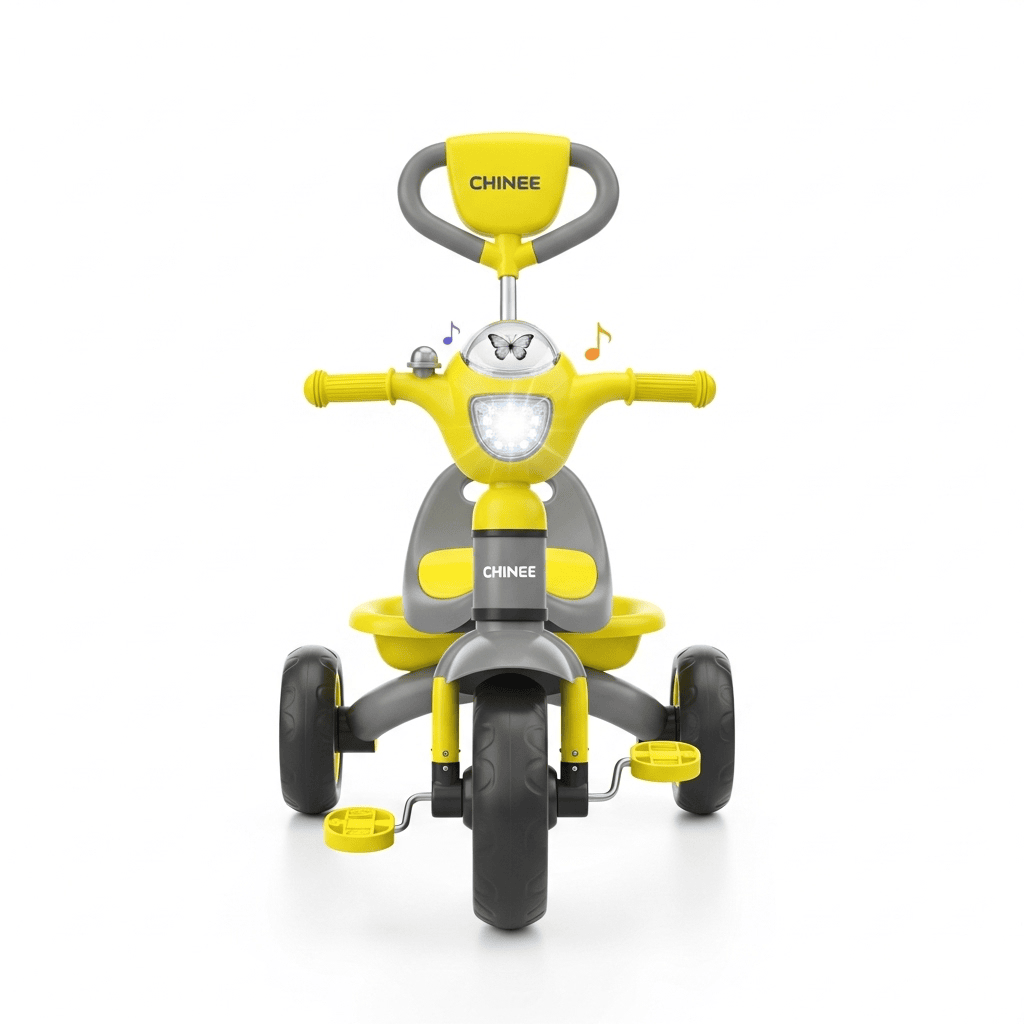 Customizable Yellow Kids Ride-On Tricycle for OEM/ODM – Industry-Grade Solution for Global Toy Markets