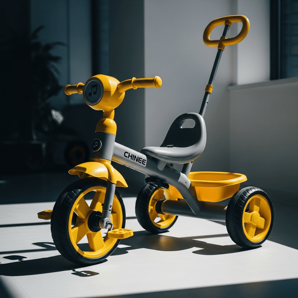 Customizable Yellow Tricycle Toy for Early Learning — OEM/ODM Ready for Global Markets