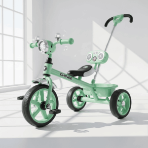 Customizable Green Kids Tricycle for Early Learning - OEM/ODM Toy Vehicle by Chinee Kids Toys Co., ltd.
