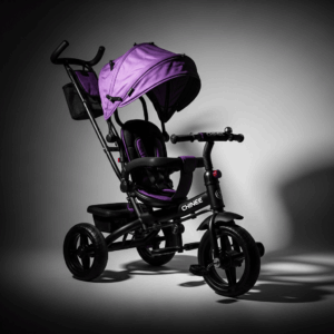 Customizable Purple 3-in-1 Kids Tricycle Stroller for OEM ODM Applications