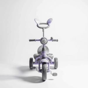 Customizable Musical Ride-On Tricycle for Kids – OEM/ODM Ready, Purple-Gray Play Vehicle