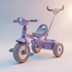 Customizable Purple Kids Tricycle Toy for Early Mobility — OEM/ODM Ready for Global Toy Industry