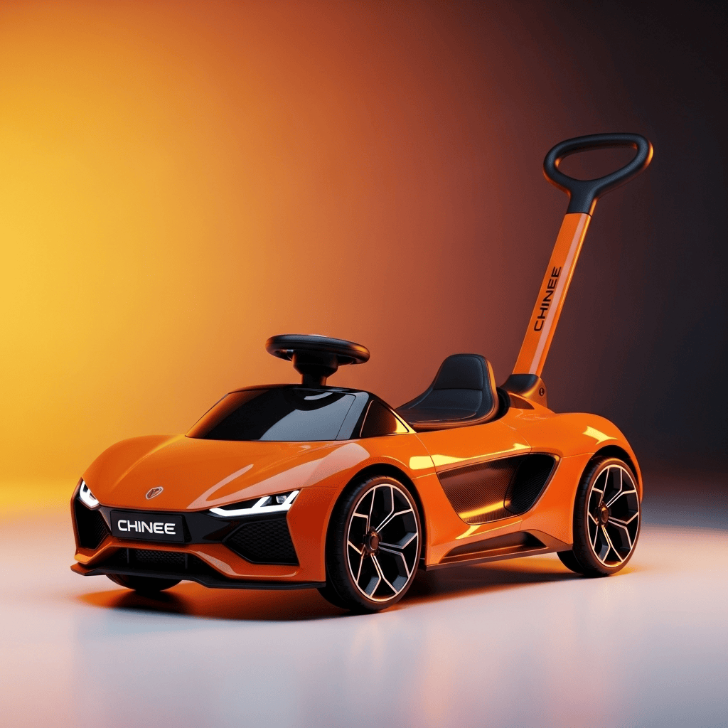 Customizable Orange Ride-On Sports Car Toy for Kids — OEM/ODM Compatible for Global Toy Industry
