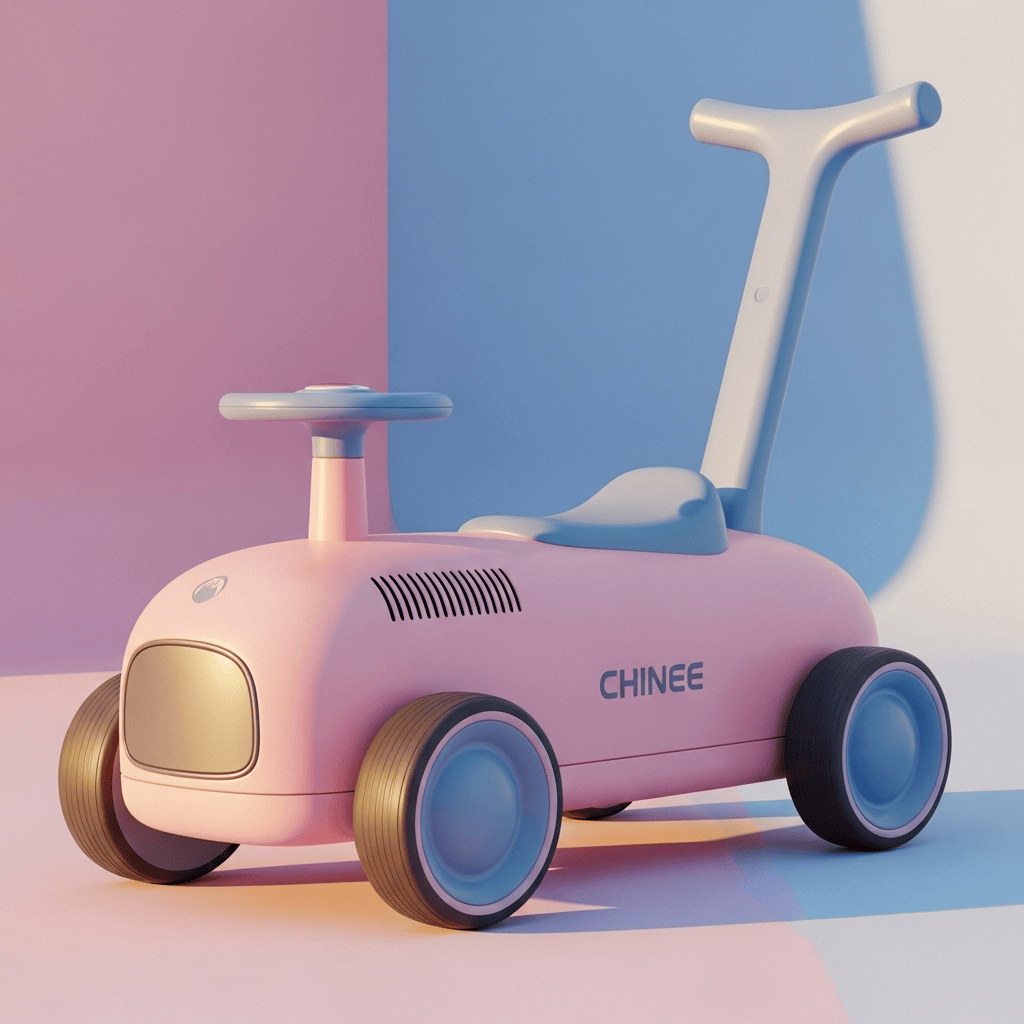 Customizable Pink Ride-On Toy Car for Kids – OEM/ODM Ready, Toy Manufacturing Industry Fit