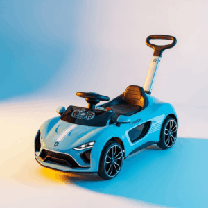 Customizable Ride-On Kids Car for OEM/ODM - Industry-Ready Blue Push Car