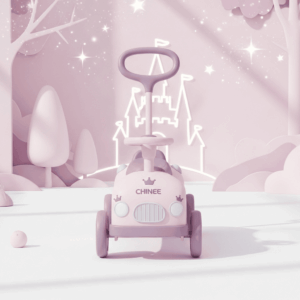 Customizable Pink Ride-On Push Toy for Toddlers – OEM/ODM Ready, Early Learning Toy for Industry Partners