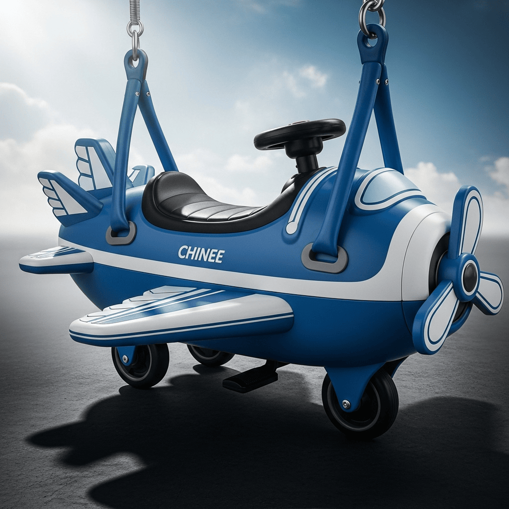 Customizable Blue Ride-On Kids’ Airplane Toy – OEM/ODM Ready for Toy & Leisure Industries