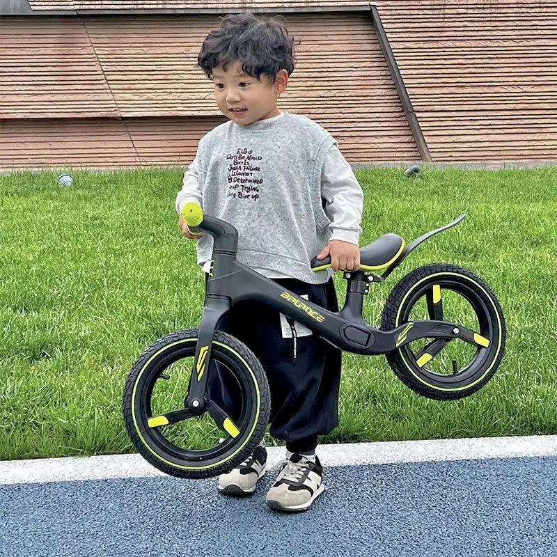 1 3Years Adjustable 12Inches Shock Absorb Bearing Pedal Bike Toddler Running Bike Rubber Tires Balance Bicycle Bike