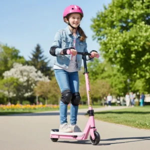 110 Lbs Max Load E Scooter Kids 5 Miles Range Kids Electric Scooter