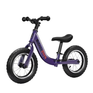 12 14 Inch Kids Balance Bike with Thickened Carbon Steel Frame No-Pedal Toddler Bicycle with Aluminum Alloy Rims