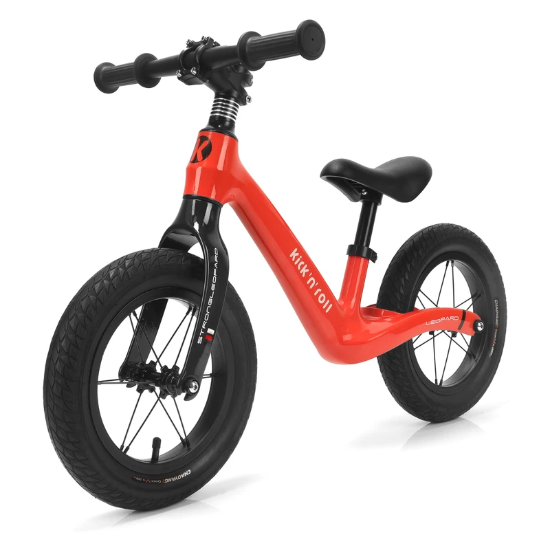 12" Balance Bike Magnesium Alloy Kids Balance Bike with Rubber Pneumatic Tire Laufrad