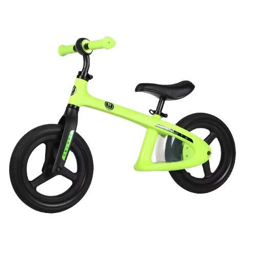 12 Inch Comfortable Nylon Lightweight Kids Balance Bike Colorful Lights Baby Balance Bike