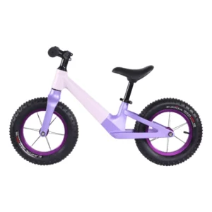 12 Inch One Piece Magnesium Alloy Kids Balance Bike With Pneumatic Air Tires Custom Color Options Ages 2 5