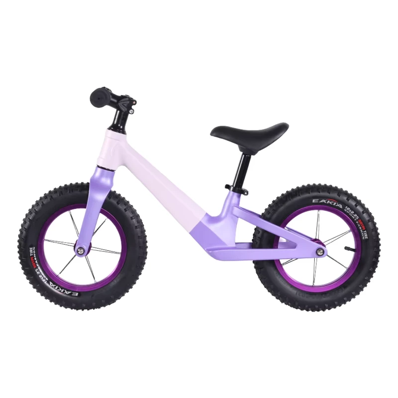 12 Inch One Piece Magnesium Alloy Kids Balance Bike With Pneumatic Air Tires Custom Color Options Ages 2 5