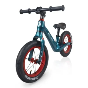 12″ Magnesium Alloy Balance Bike with Rubber Pneumatic Tire for Age 2+